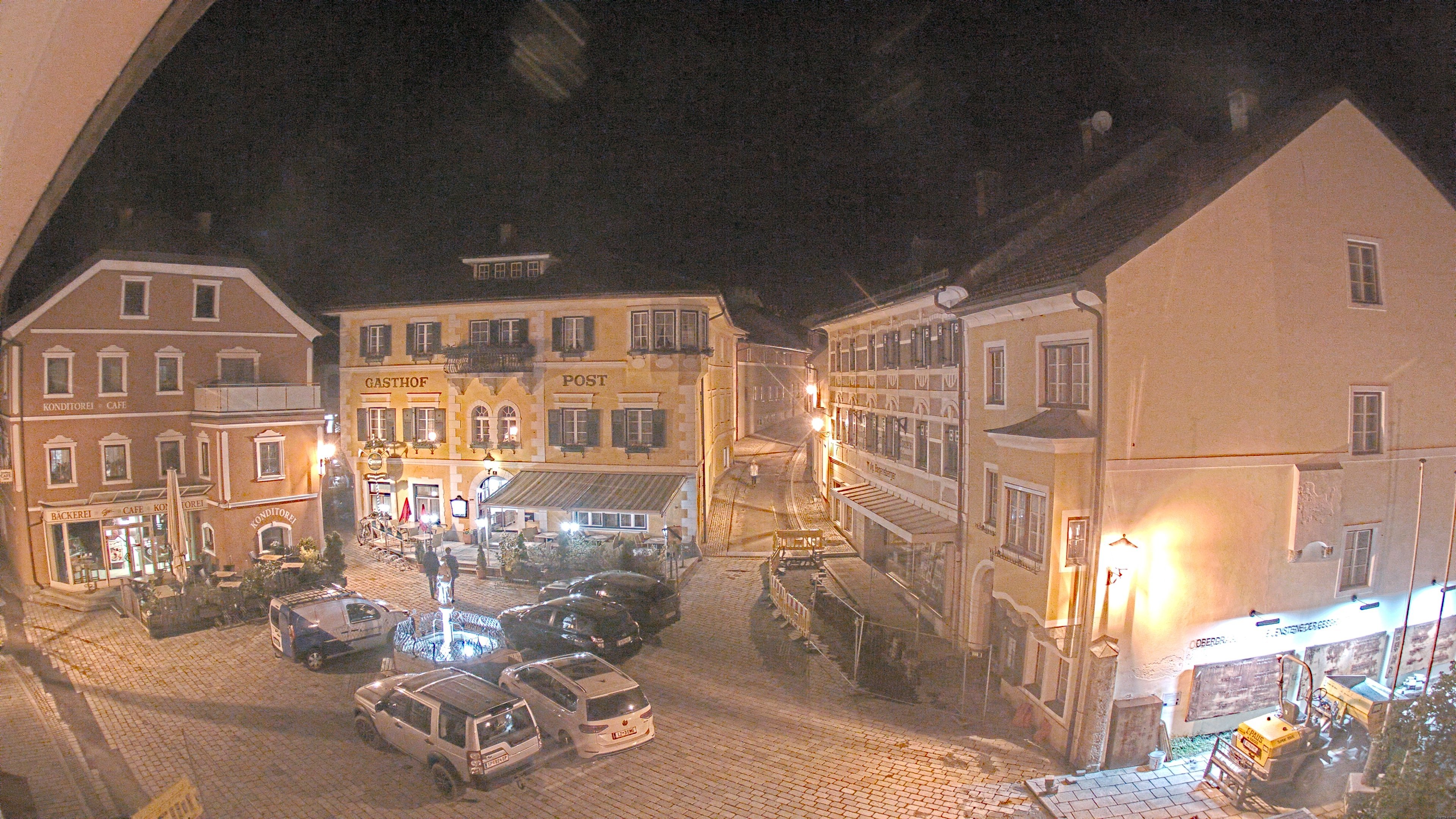 Blick auf den Marktplatz Oberdrauburg